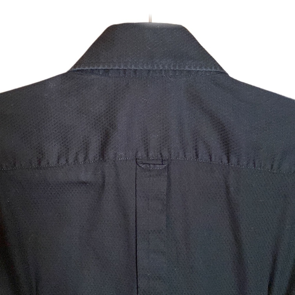 Dolce & Gabbana Black Cotton Button Down Dress or Casual Shirt Unisex 17 Neck - Picture 5 of 11